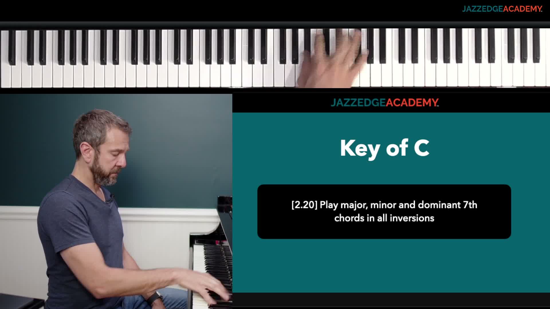 Willie Myette playing Practice Curriculum target 2.20 in the key of C